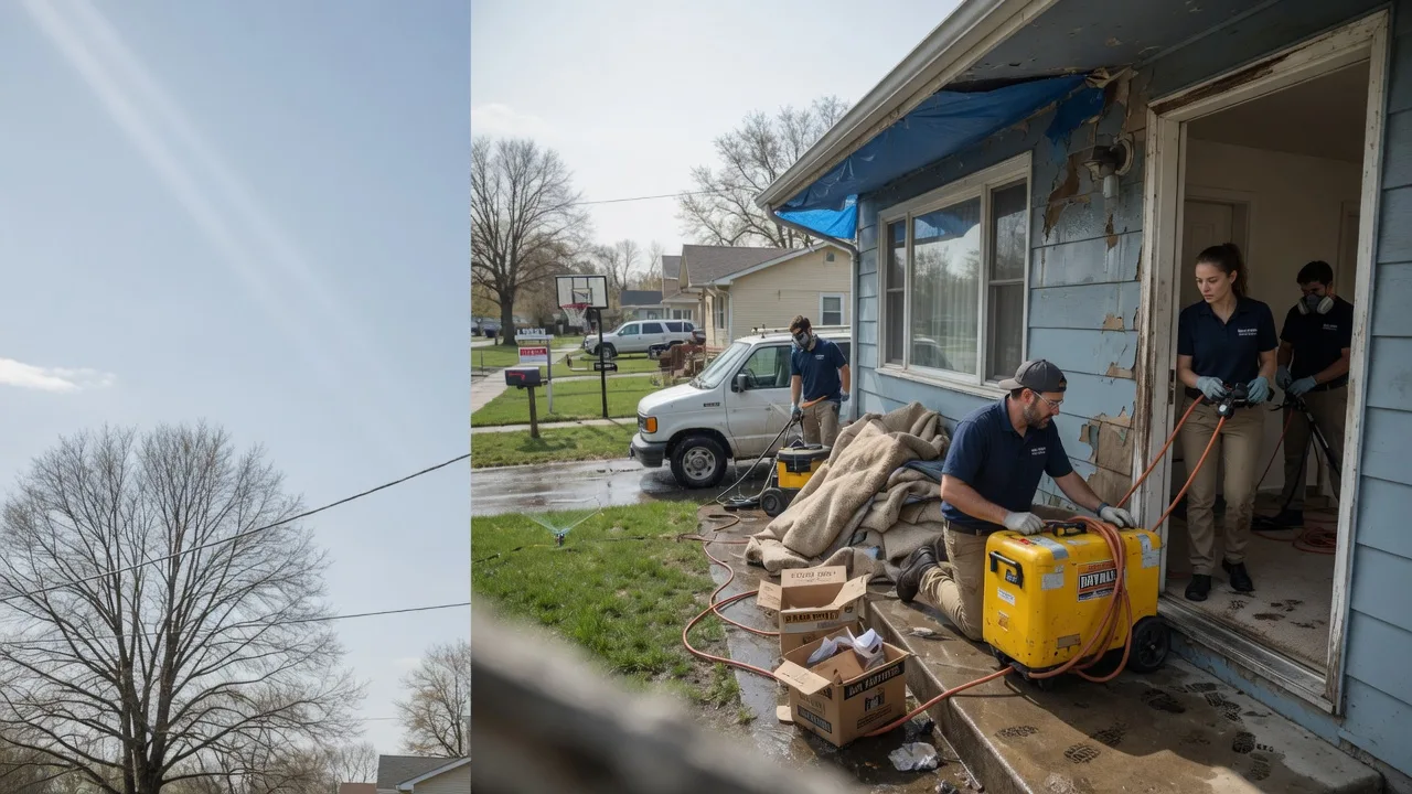 Basement Flood Cleanup in Buckland, OH near me